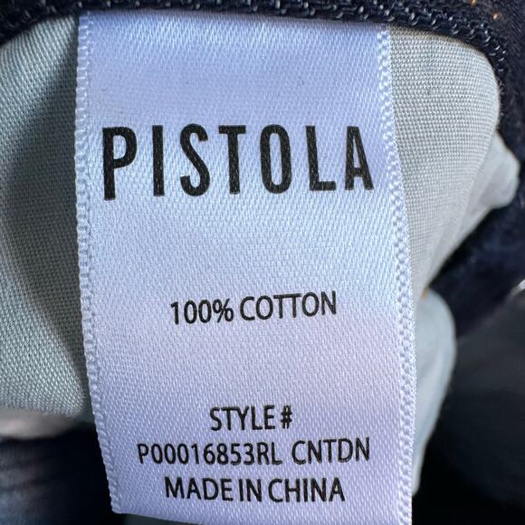 Pistola Ryder Cuffed Straight Dark Wash Jeans - Picture 10 of 11